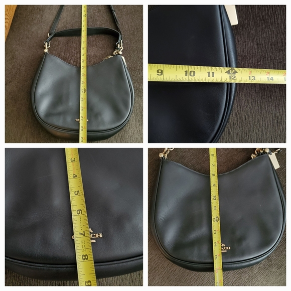 Coach Black Smooth Leather Nomad Hobo Shoulder Bag - Picture 6 of 8